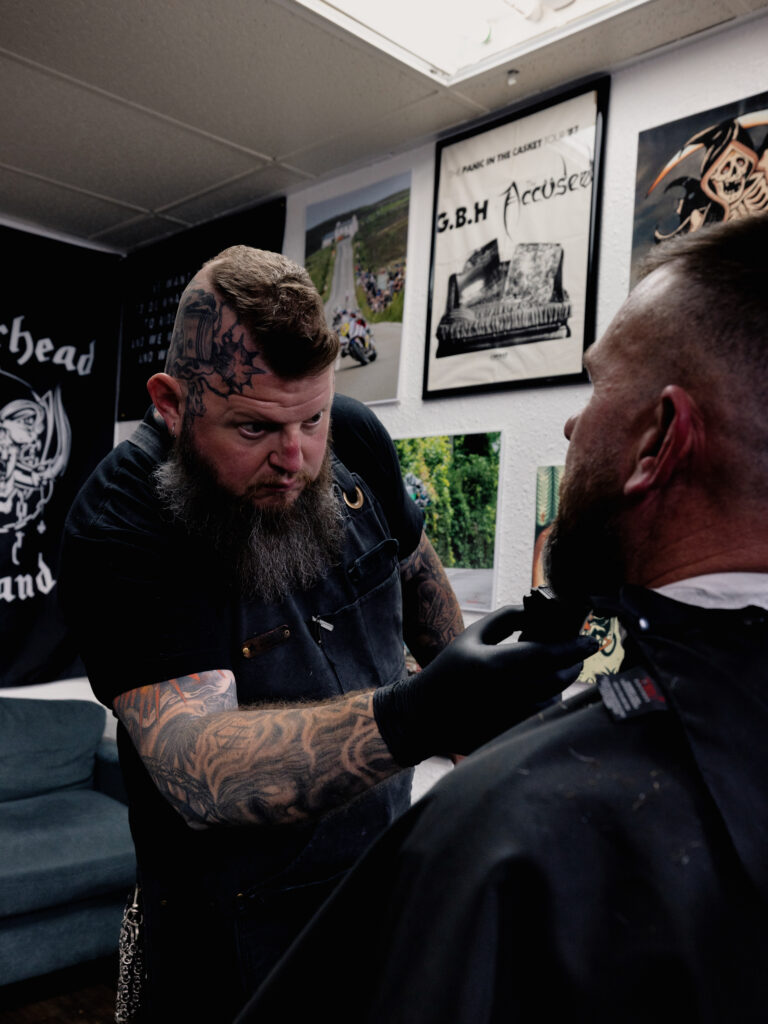 Blair Whiting, Owner of Knucklehead Barbershop