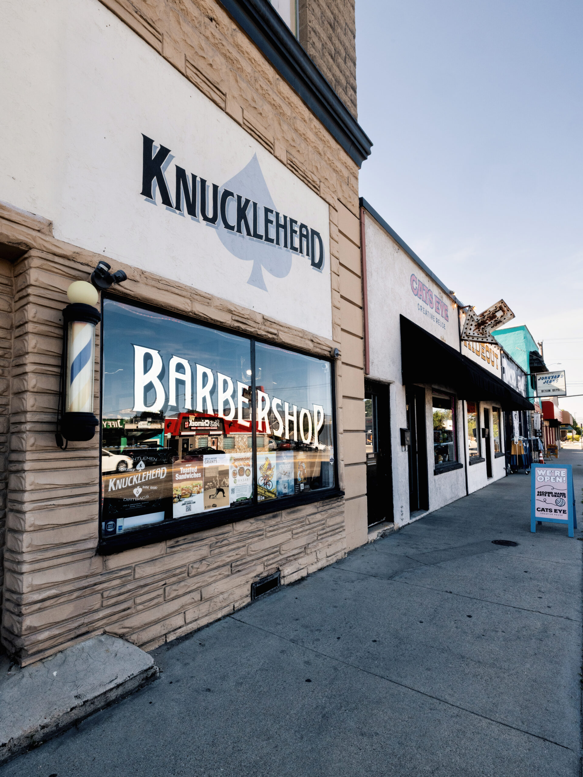 Knucklehead Barbershop Storefront